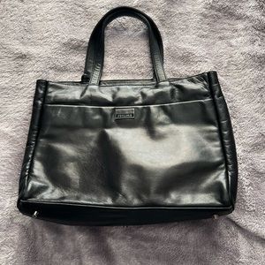Faux Leather boxy hand bag- Perlina